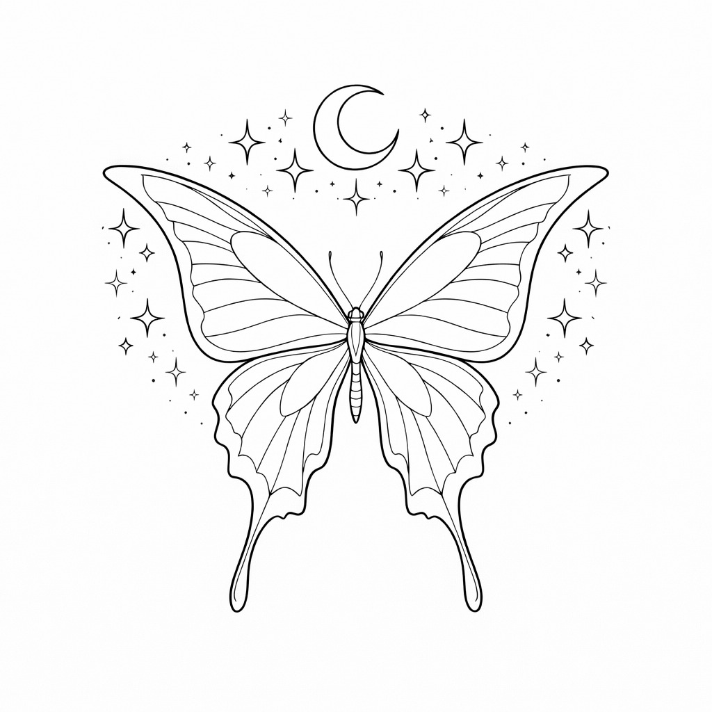 Tatuaje flash mariposa