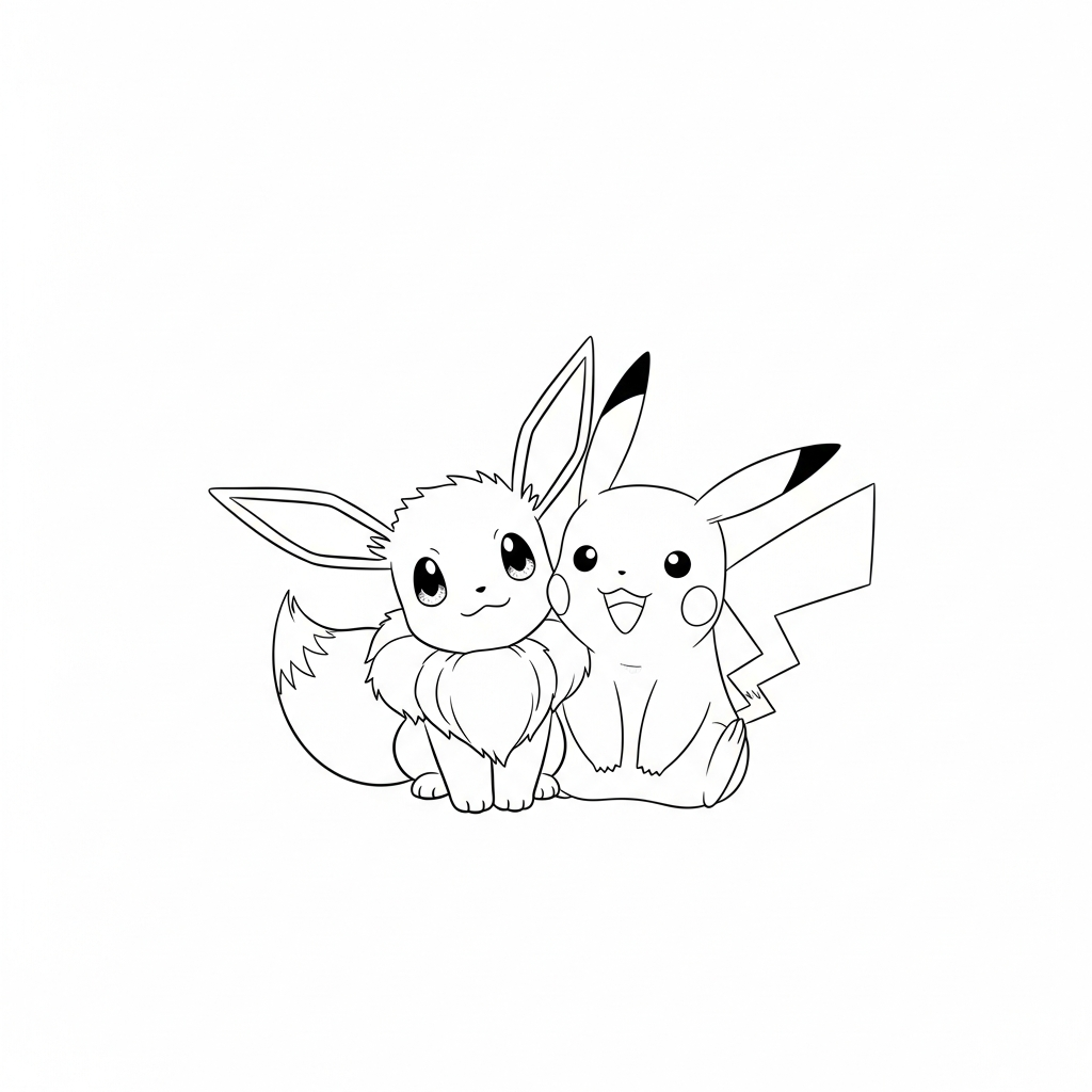 Tatuaje flash Pikachu