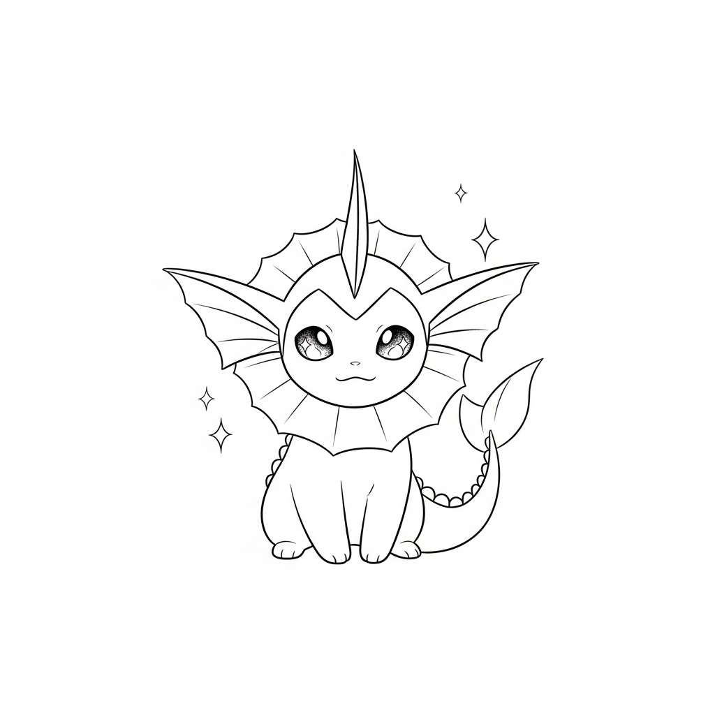 Tatuaje flash Vaporeon